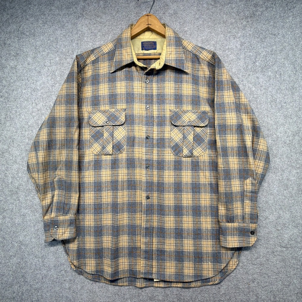 Vintage Pendleton Board Shirt Mens XL Wool Plaid Made In USA